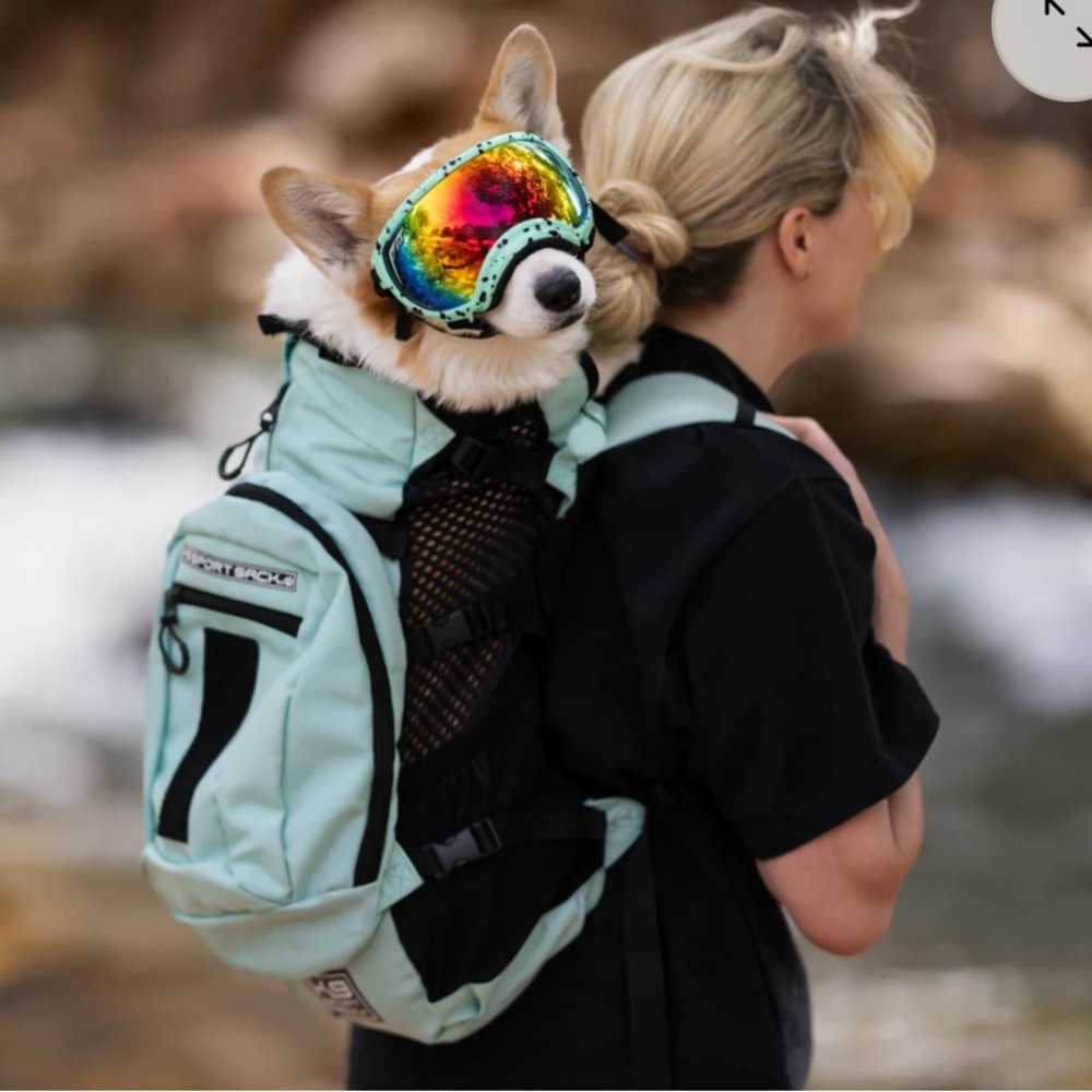 K9 Sport Sack Plus 2 Small Mint Dog Carrier Backpack 10"L X 9"W X 17"H - Picture 15 of 15